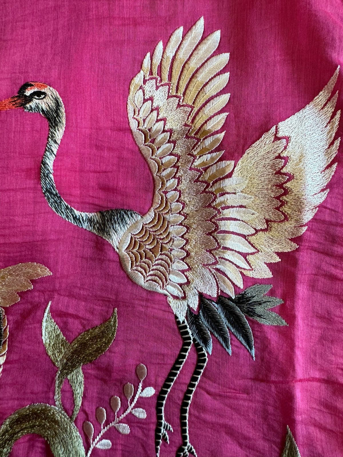 Pure Cotton linen Shirt Beautiful concept With Patti design with crochia lace