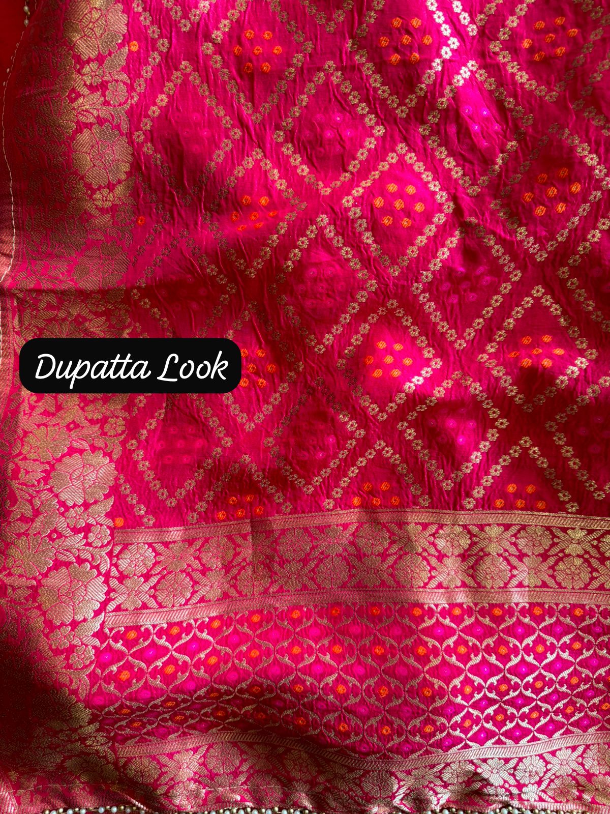 Pure Silk Shirt (Unstitched) with Dabka Handembroidery On the neckline