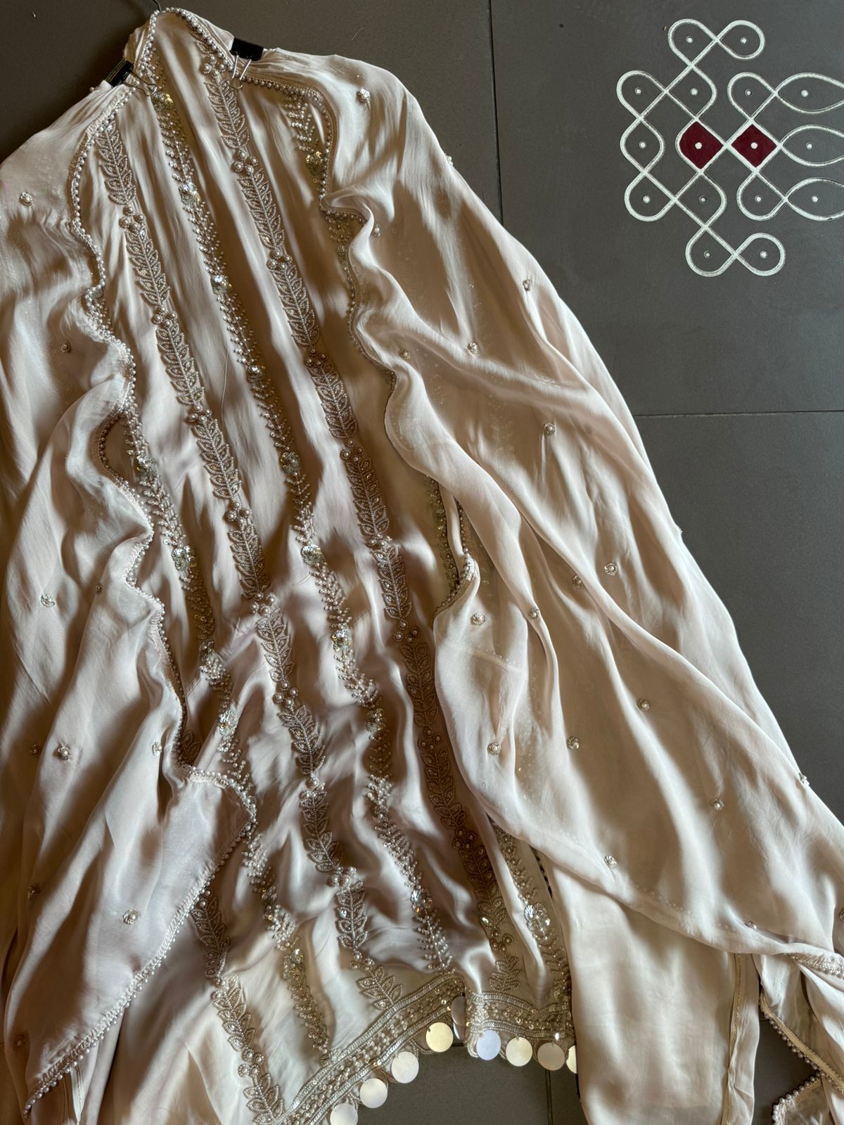 Shop our new exclusive range of Pakistani handembroidered fabrics (Unstitched) with Beautifil beadwork