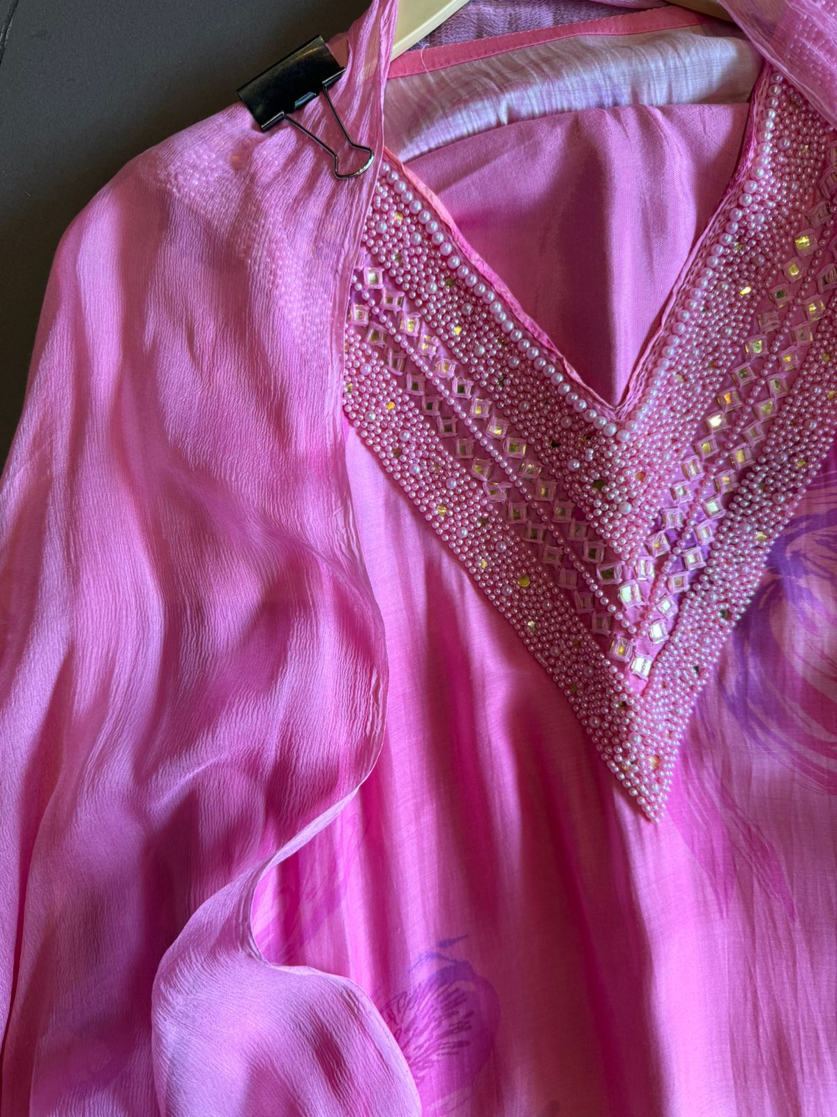 Pure and super soft muslin  Masaba inspired digital print on the shirt front and back