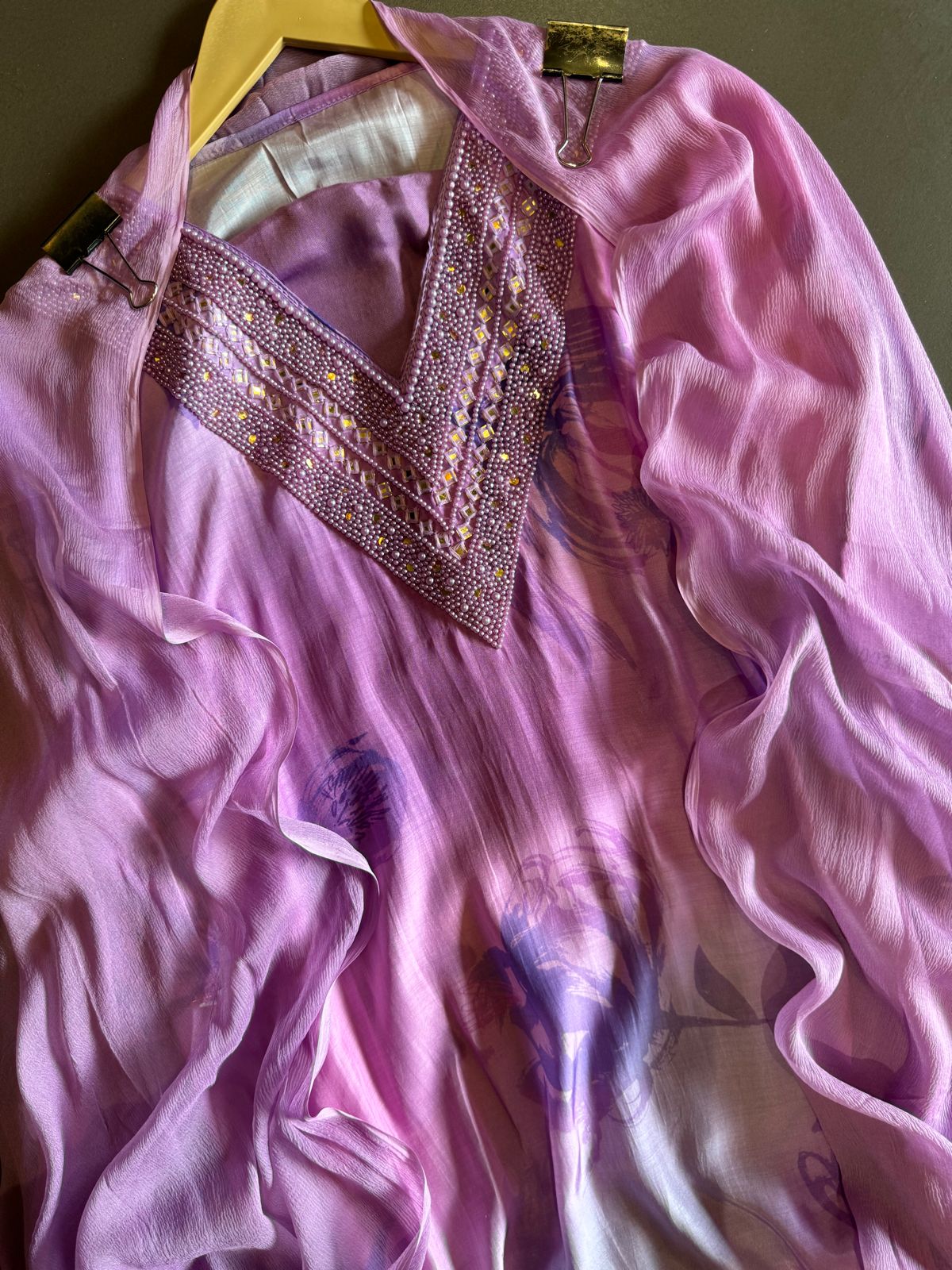 Pure and super soft muslin  Masaba inspired digital print on the shirt front and back