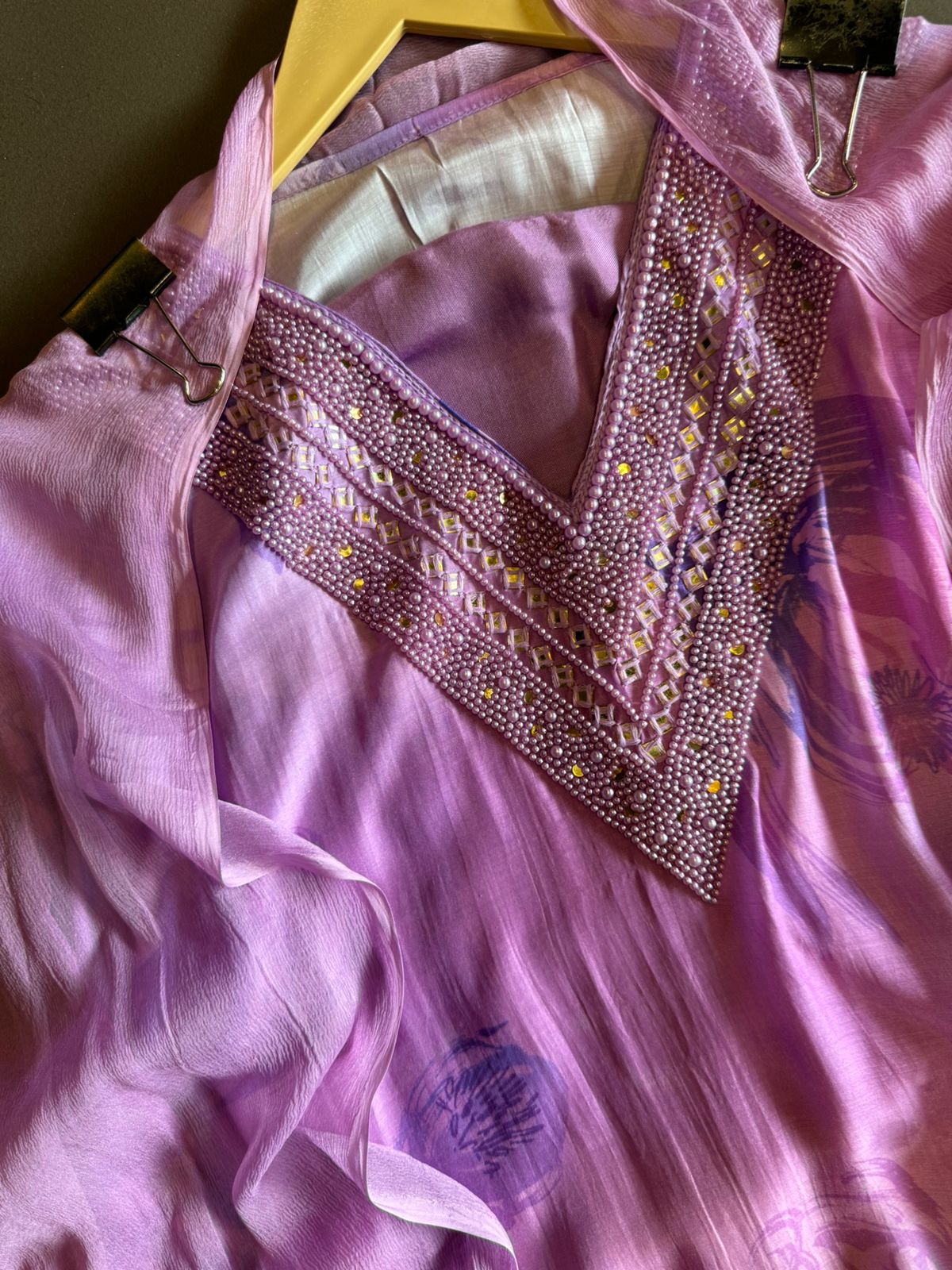 Pure and super soft muslin  Masaba inspired digital print on the shirt front and back