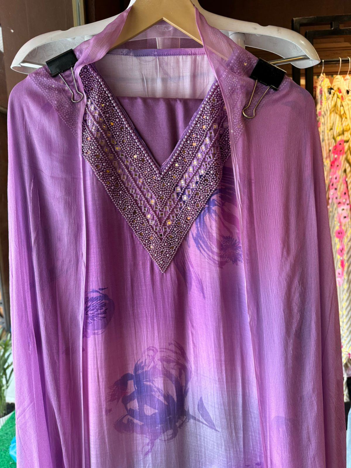 Pure and super soft muslin  Masaba inspired digital print on the shirt front and back