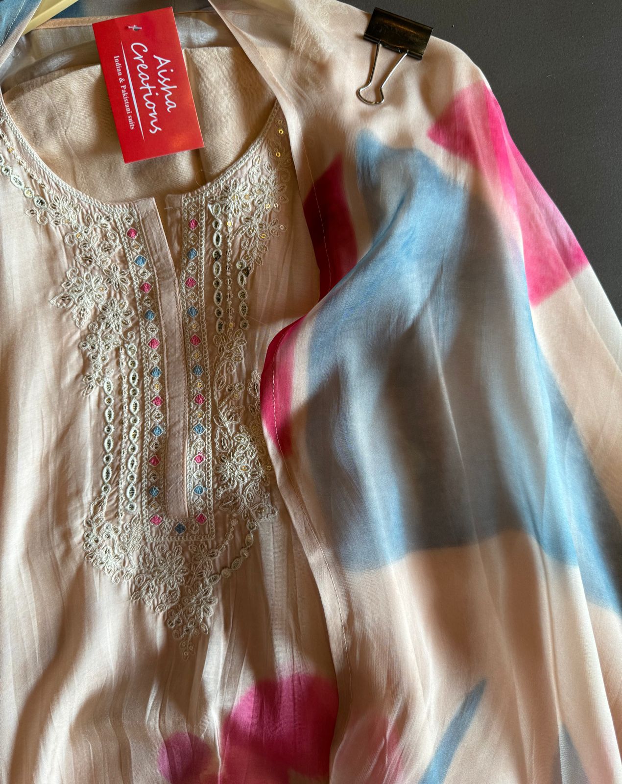 Soft digital printed organza Shirt with floral print (Unstitched) very flowy fabric