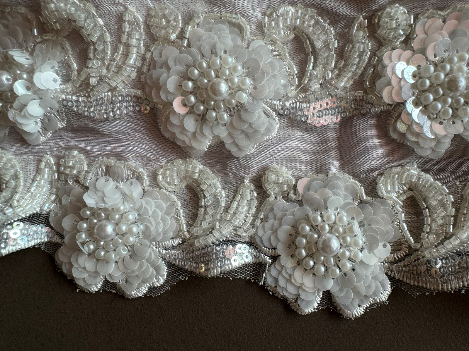 Pure shimmer tissue unstitched Pakistani hand embroidered Concepts.