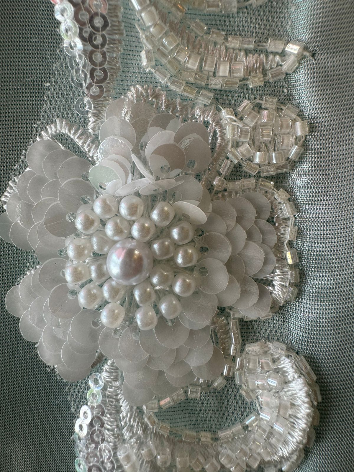 Pure shimmer tissue unstitched Pakistani hand embroidered Concepts