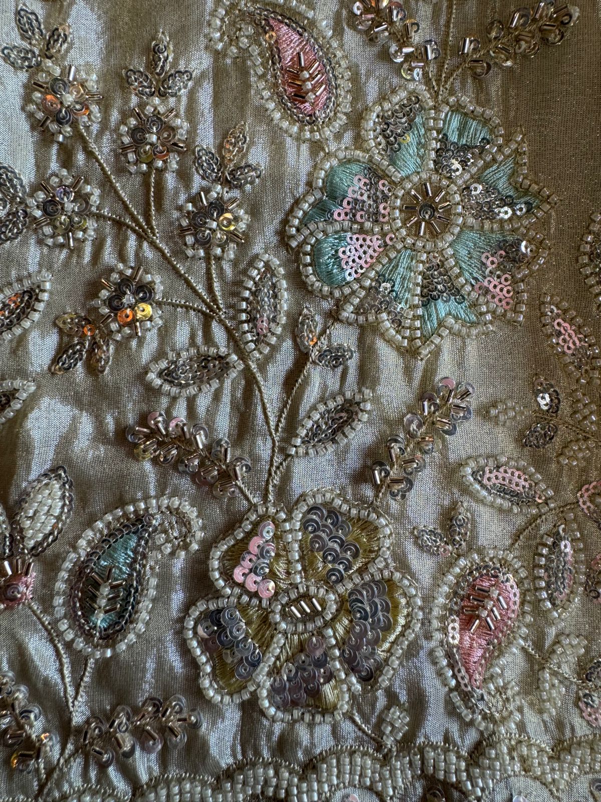 Shop our new exclusive range of Pakistani handwork pieces On pure shimmer tissue