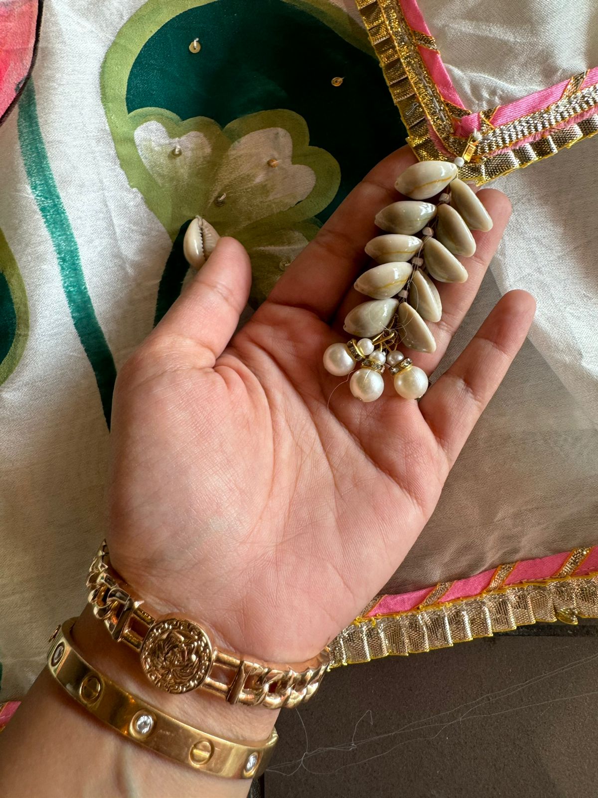 Pure chanderi Unstitched Shirt looks super classy & Rich