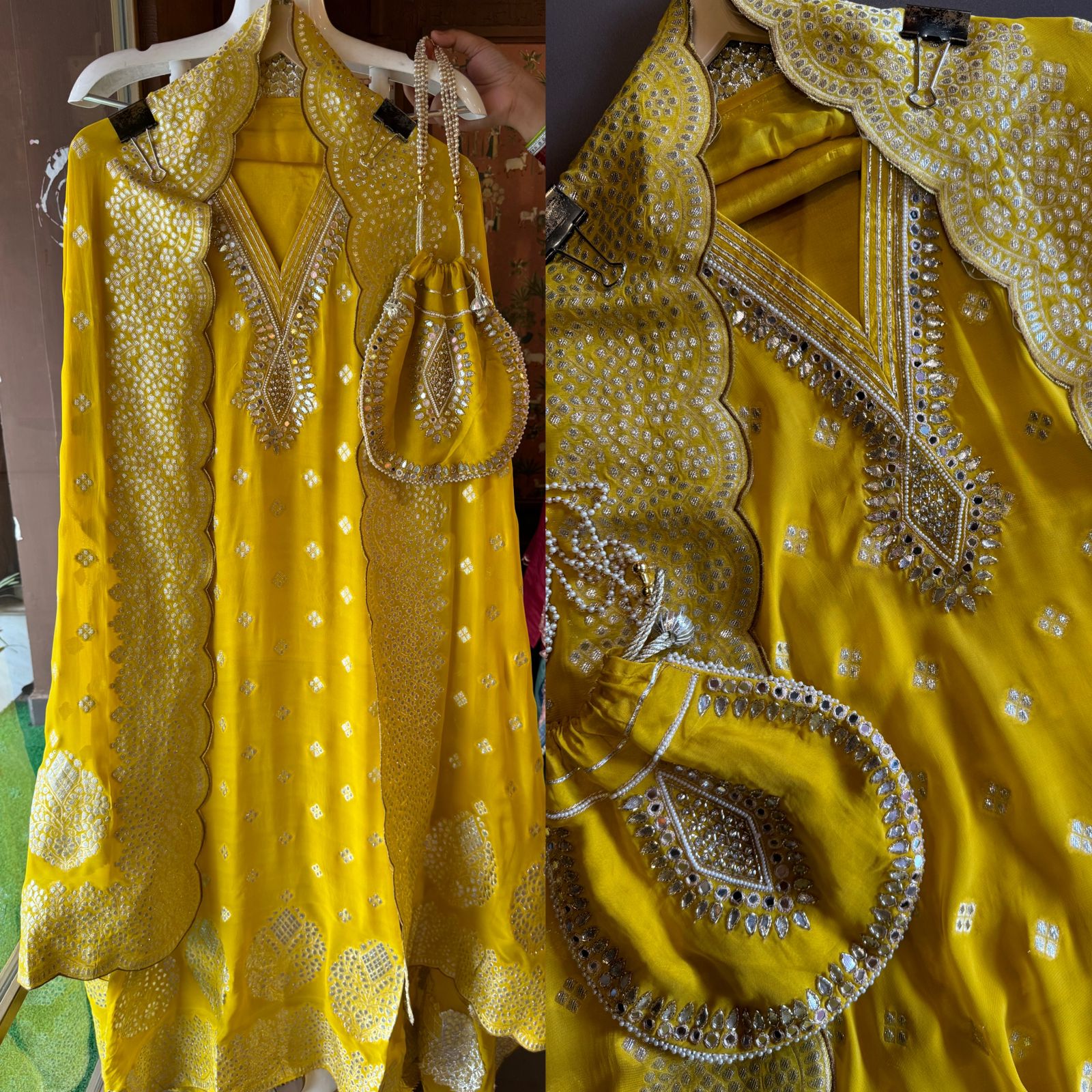 Banarsi Georgette  Unstitched suits pieces