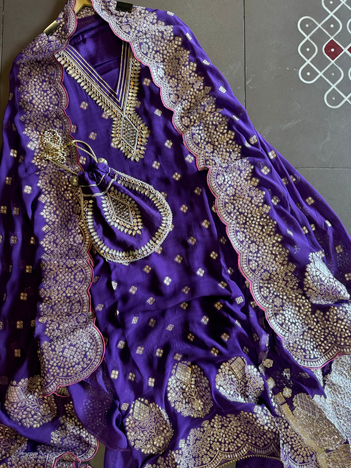 Banarsi Georgette  Unstitched suits pieces