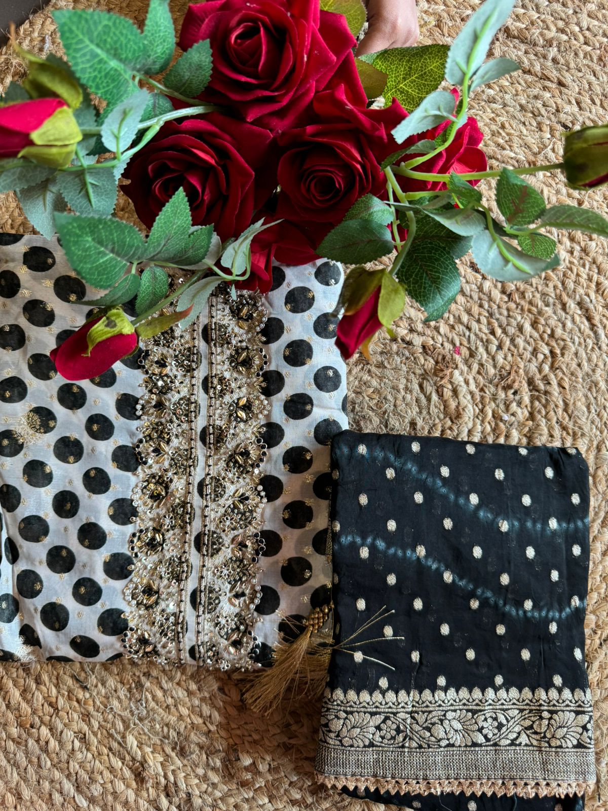 Organza Unstitched Suit pieces