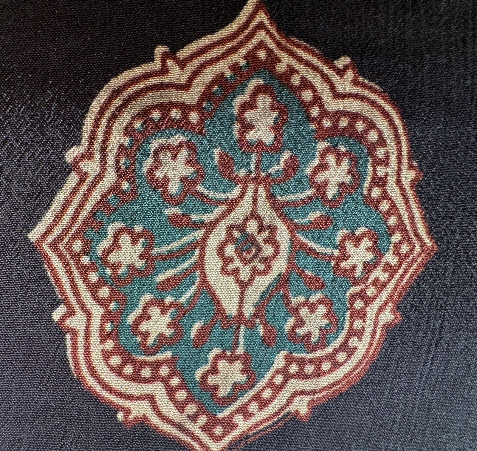 Digital block printed pure crepe shirt , Very soft and flowy fabric ,