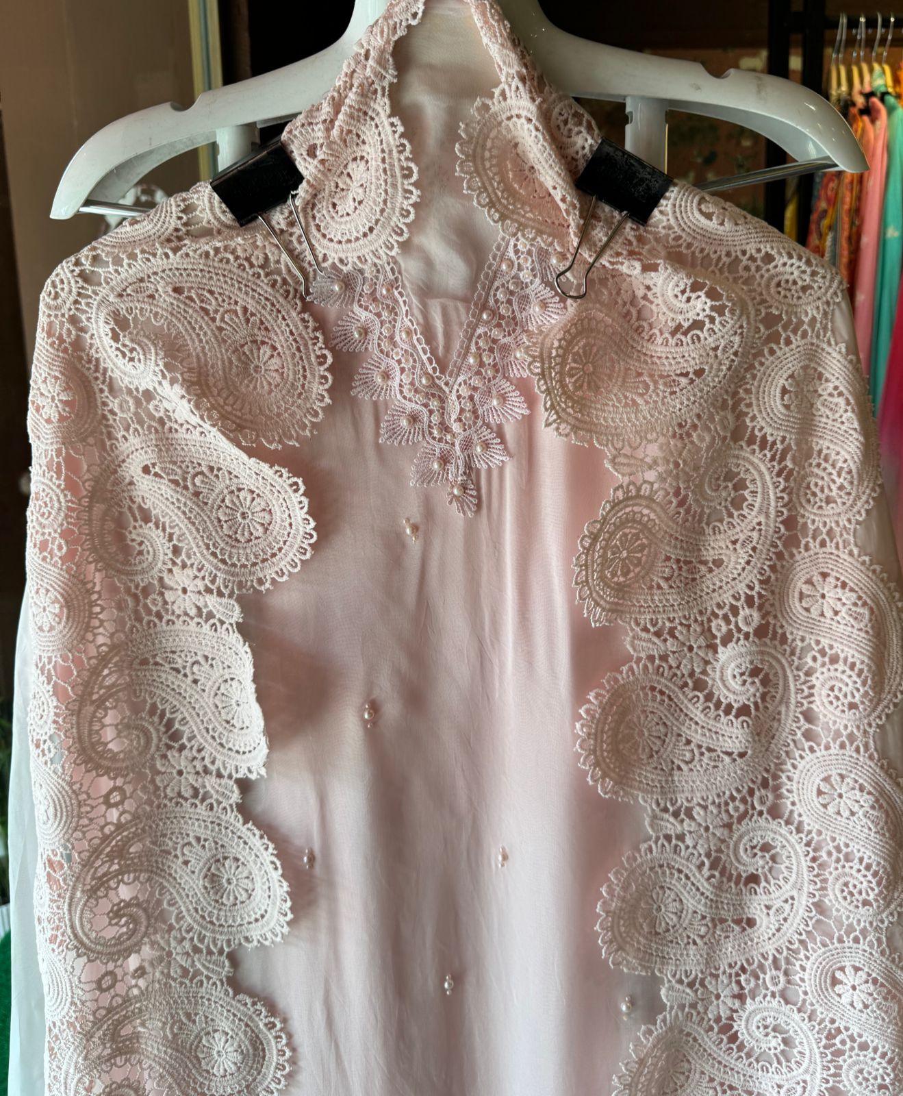 Soft organza Unstitched suit piece