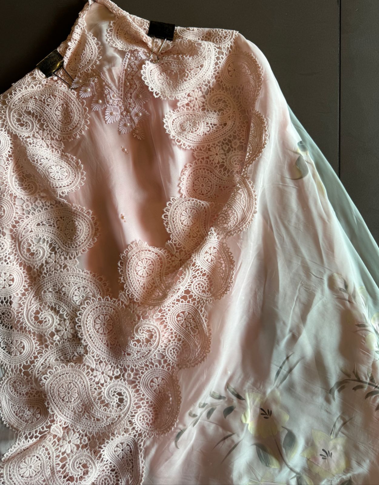 Soft organza Unstitched suit piece