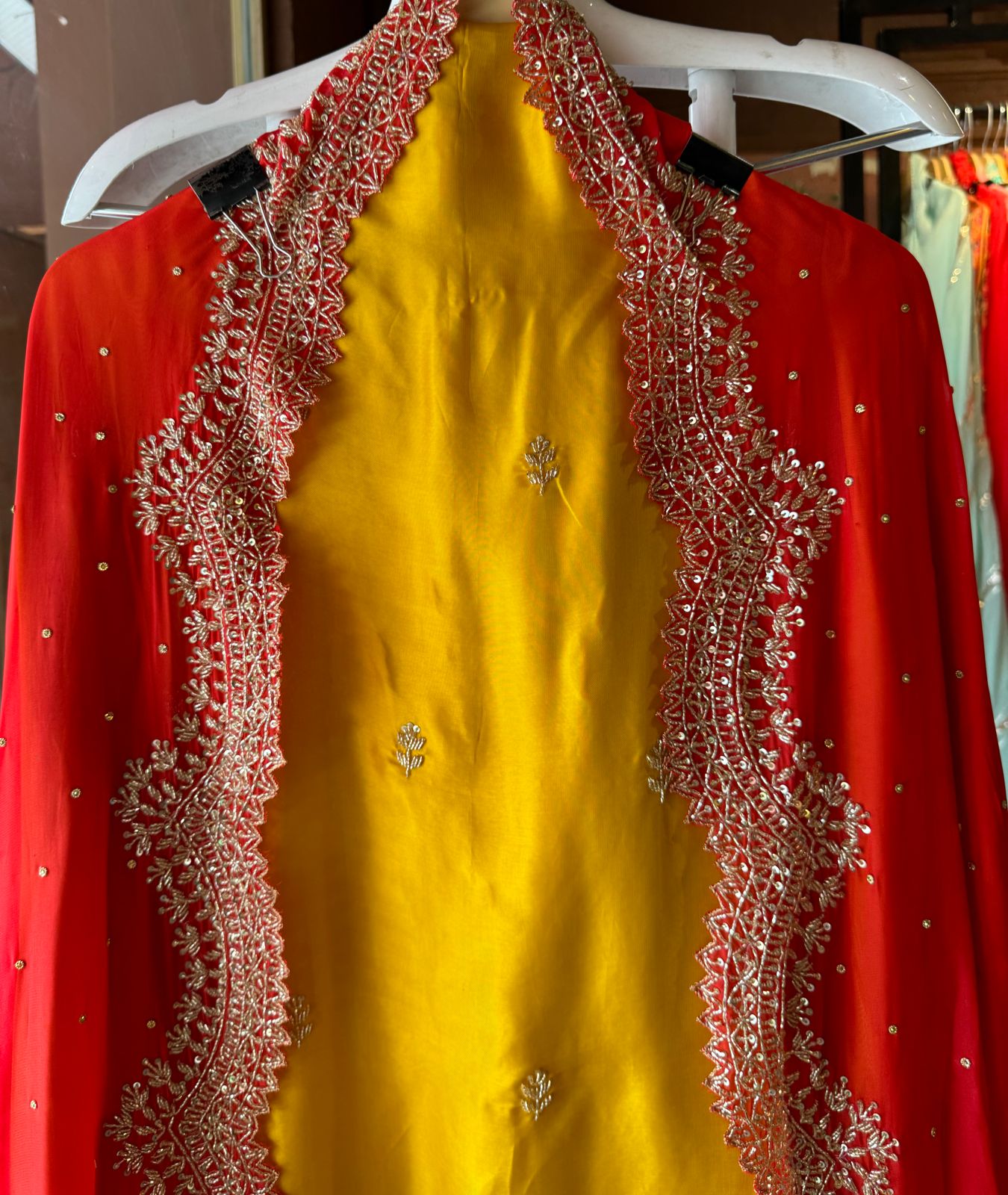 Beautiful pieces on PI Opada power, silk with handwork nalki booties