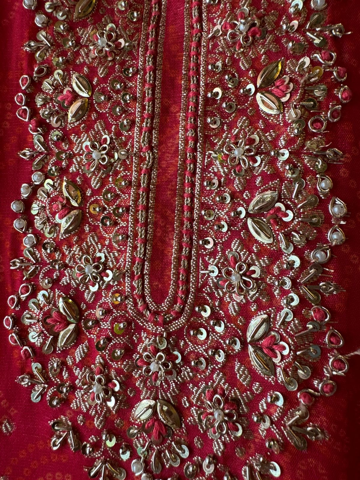 Organza Unstitched Suit pieces