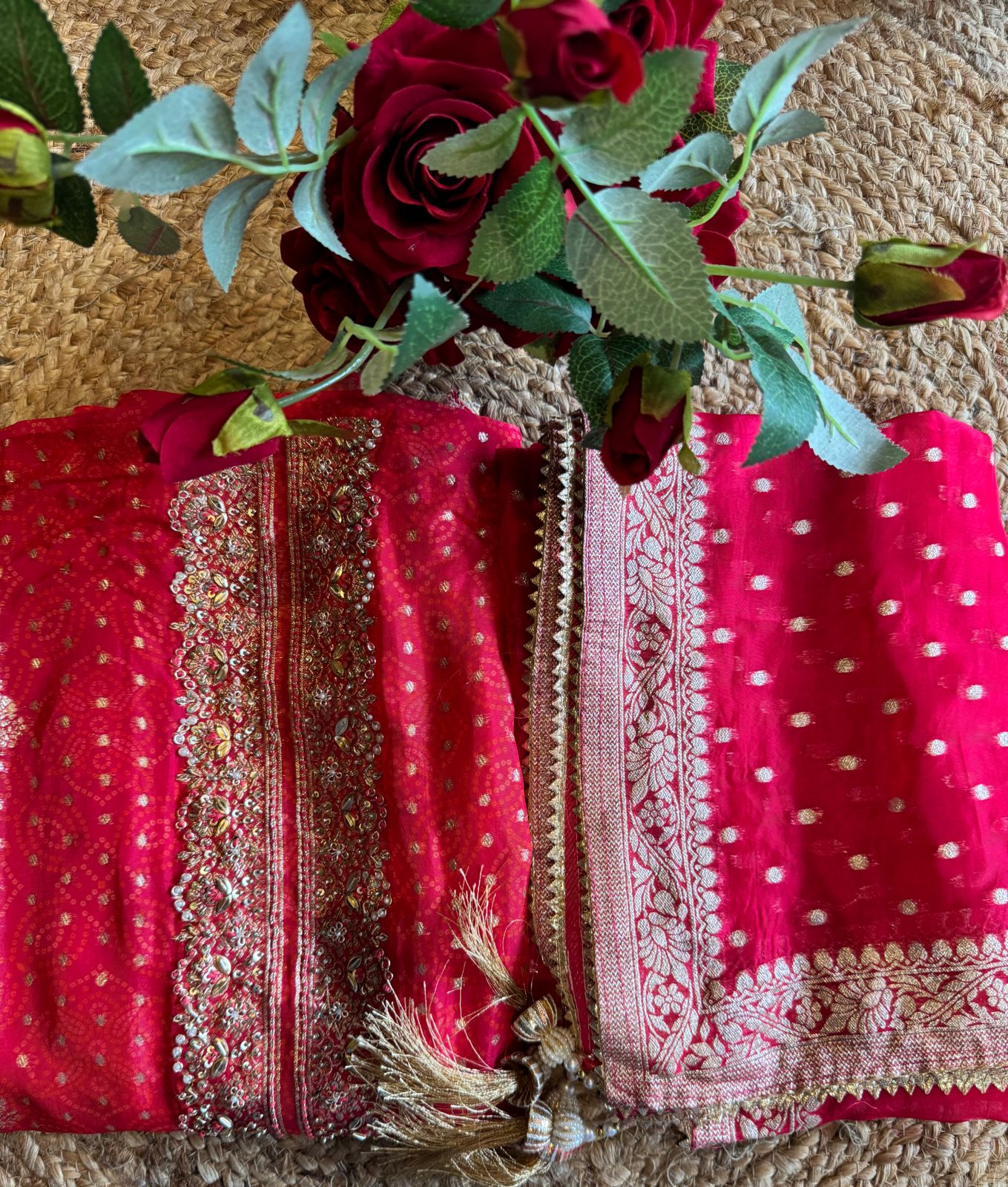 Organza Unstitched Suit pieces