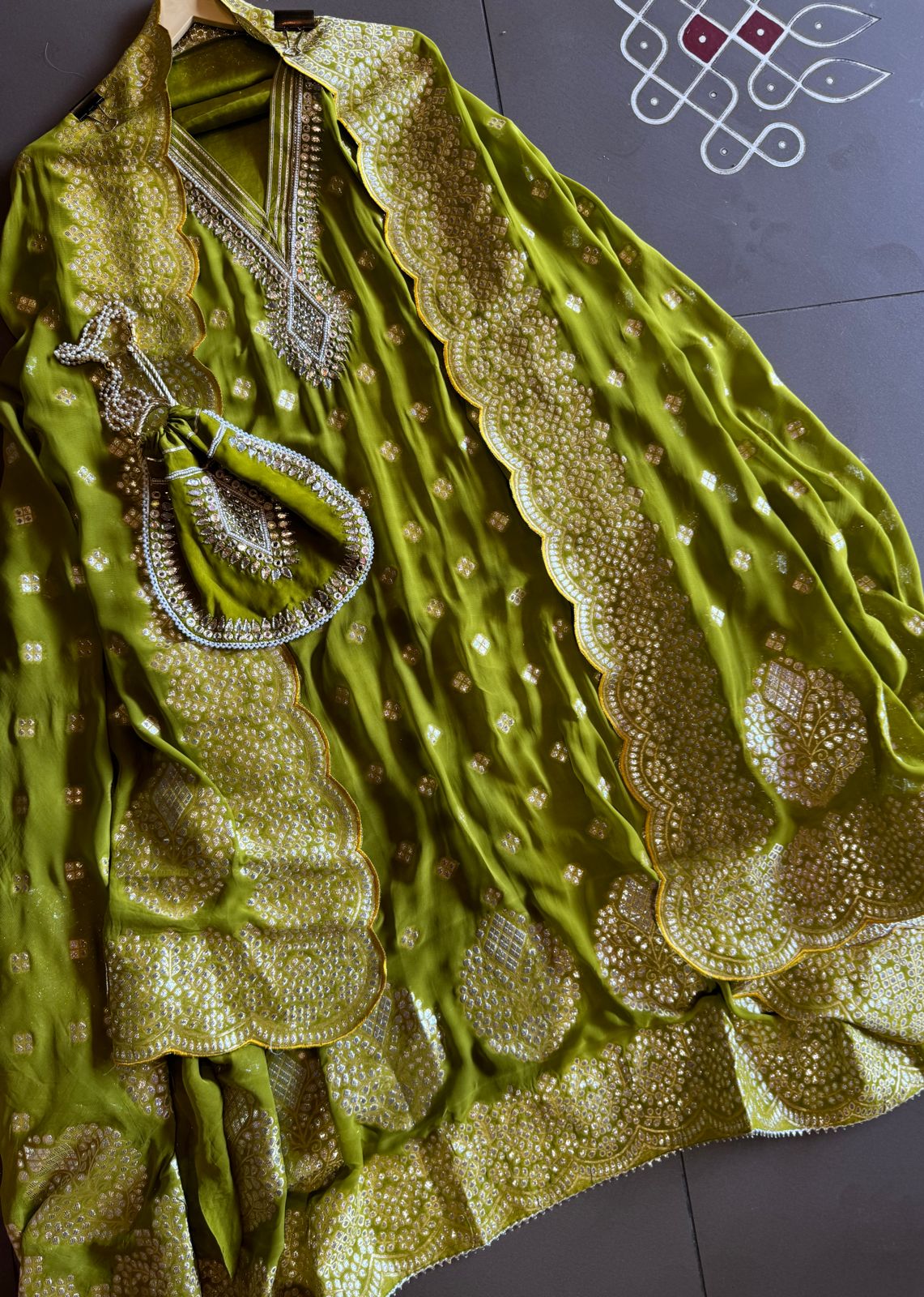 NEW FESTIVE COLLECTION  Banarsi Georgette  Unstitched suits pieces