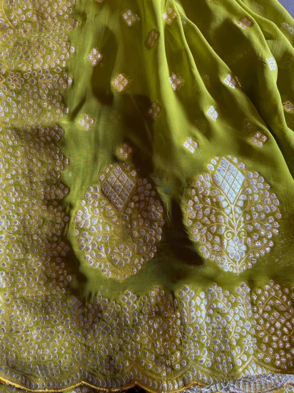 NEW FESTIVE COLLECTION  Banarsi Georgette  Unstitched suits pieces