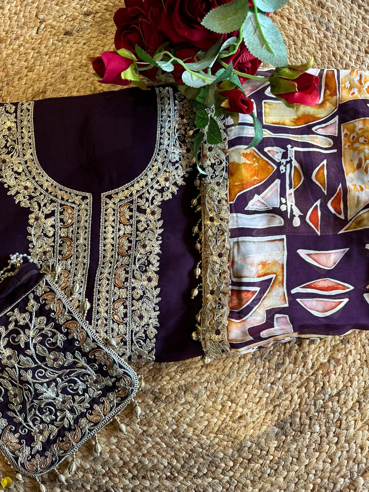Shop our new Partywear collection this time with digital printed dupatta’s.