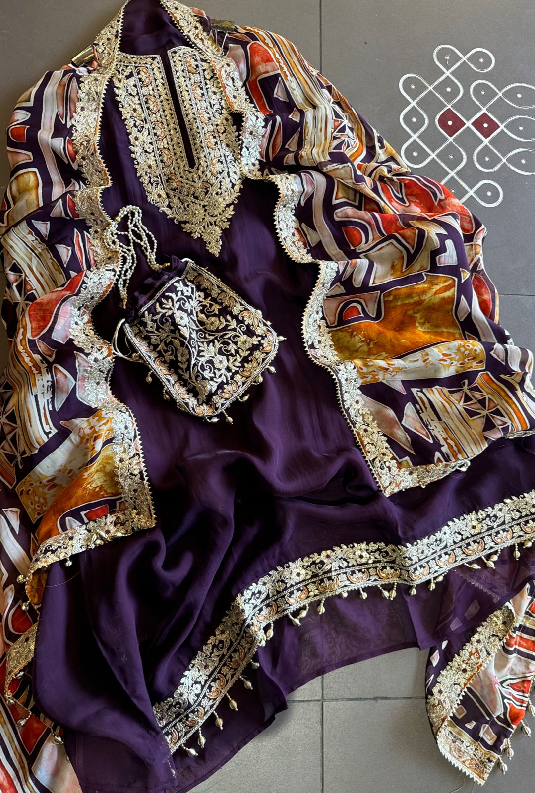 Shop our new Partywear collection this time with digital printed dupatta’s.