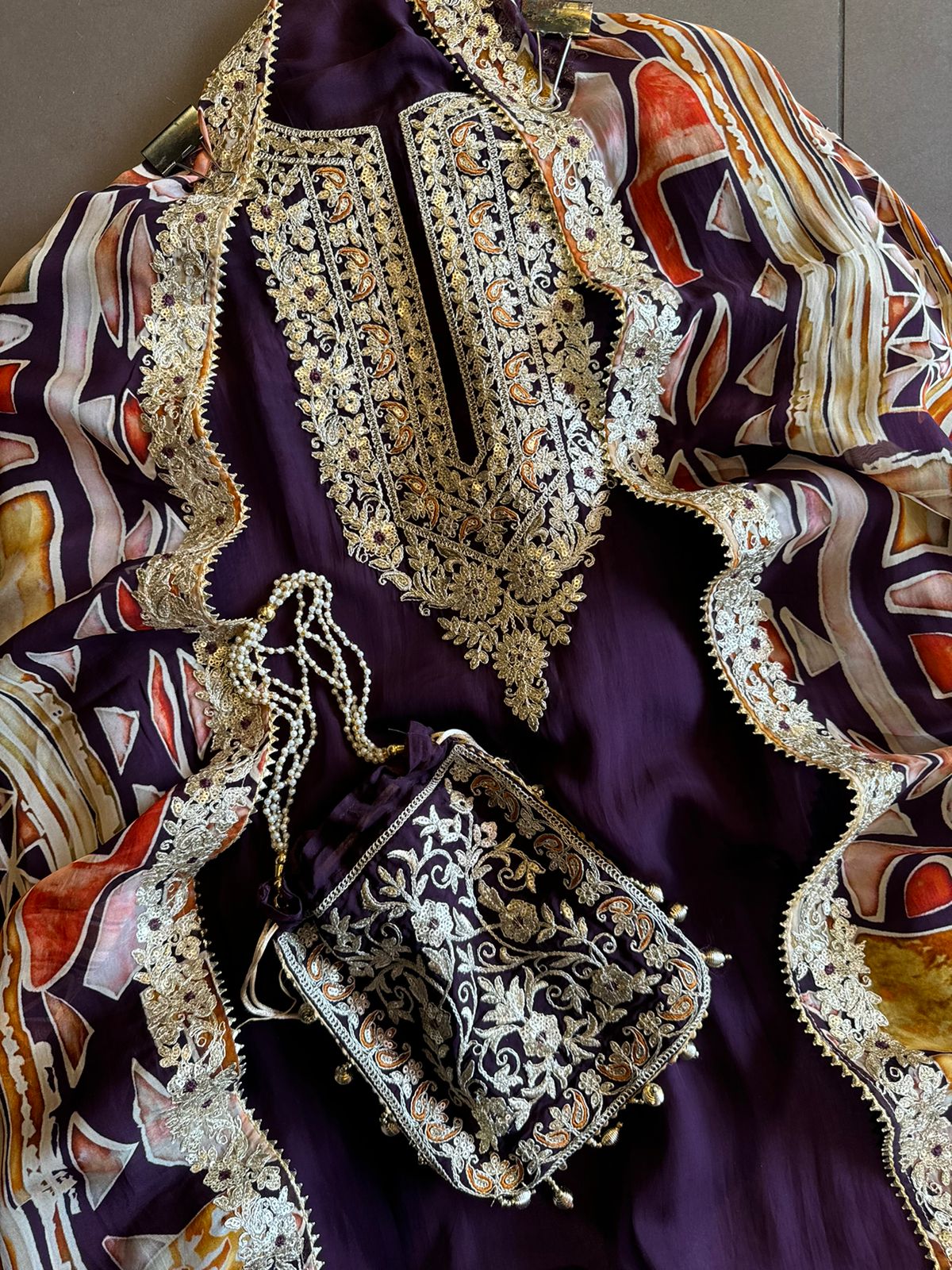 Shop our new Partywear collection this time with digital printed dupatta’s.