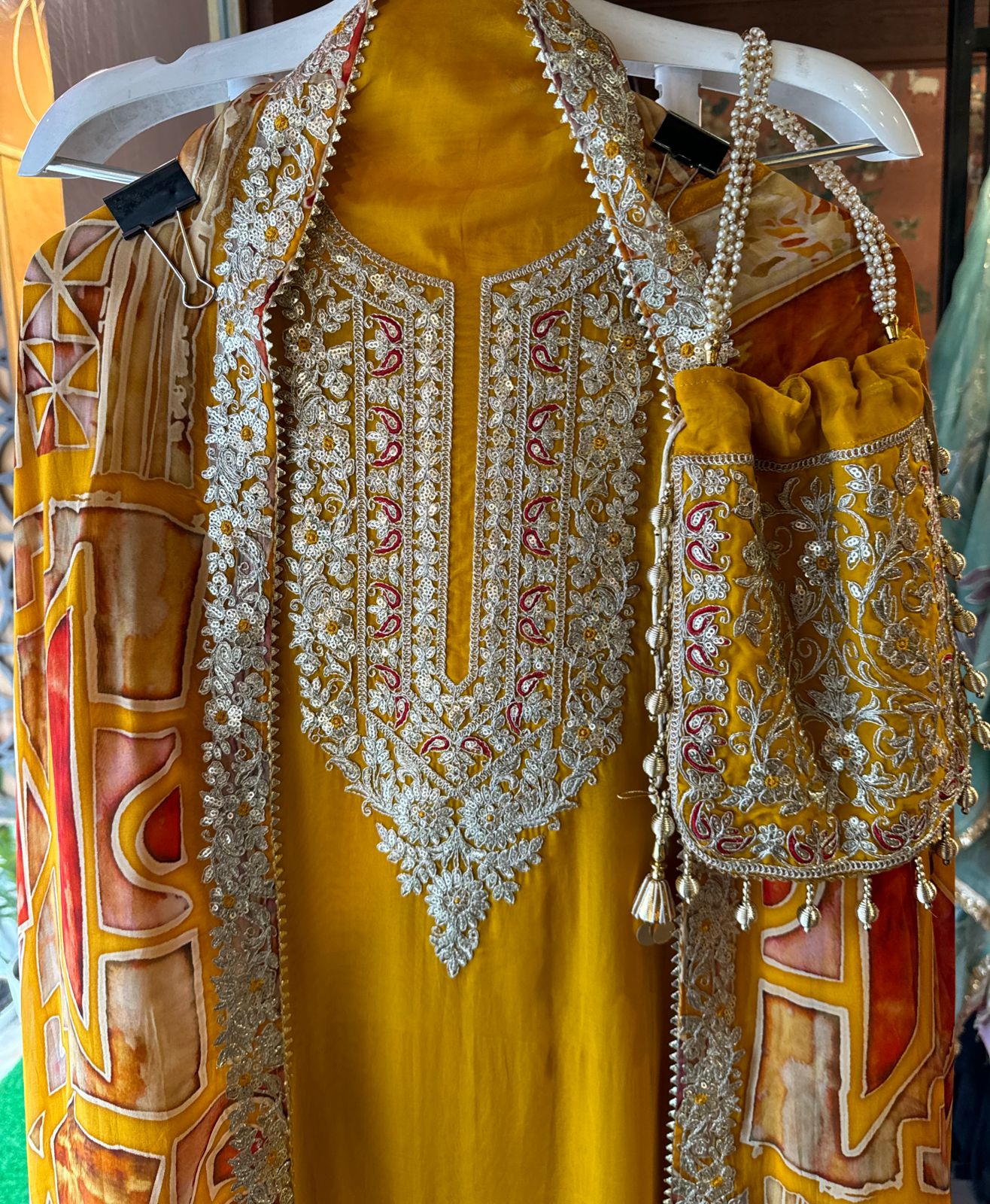 Shop our new Partywear collection this time with digital printed dupatta’s.