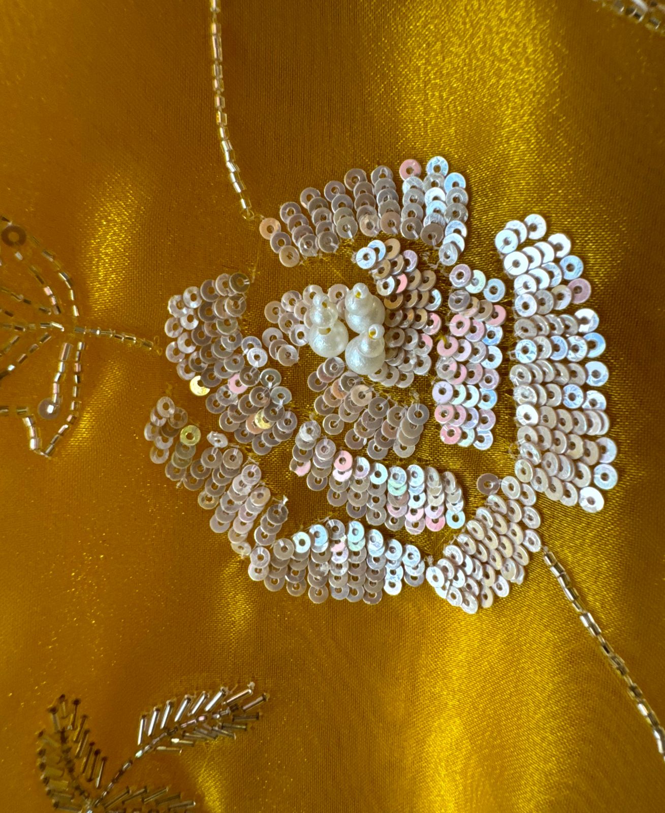 Pure Tissue Unstitched Kurta with Beautiful Embroidered jaal design