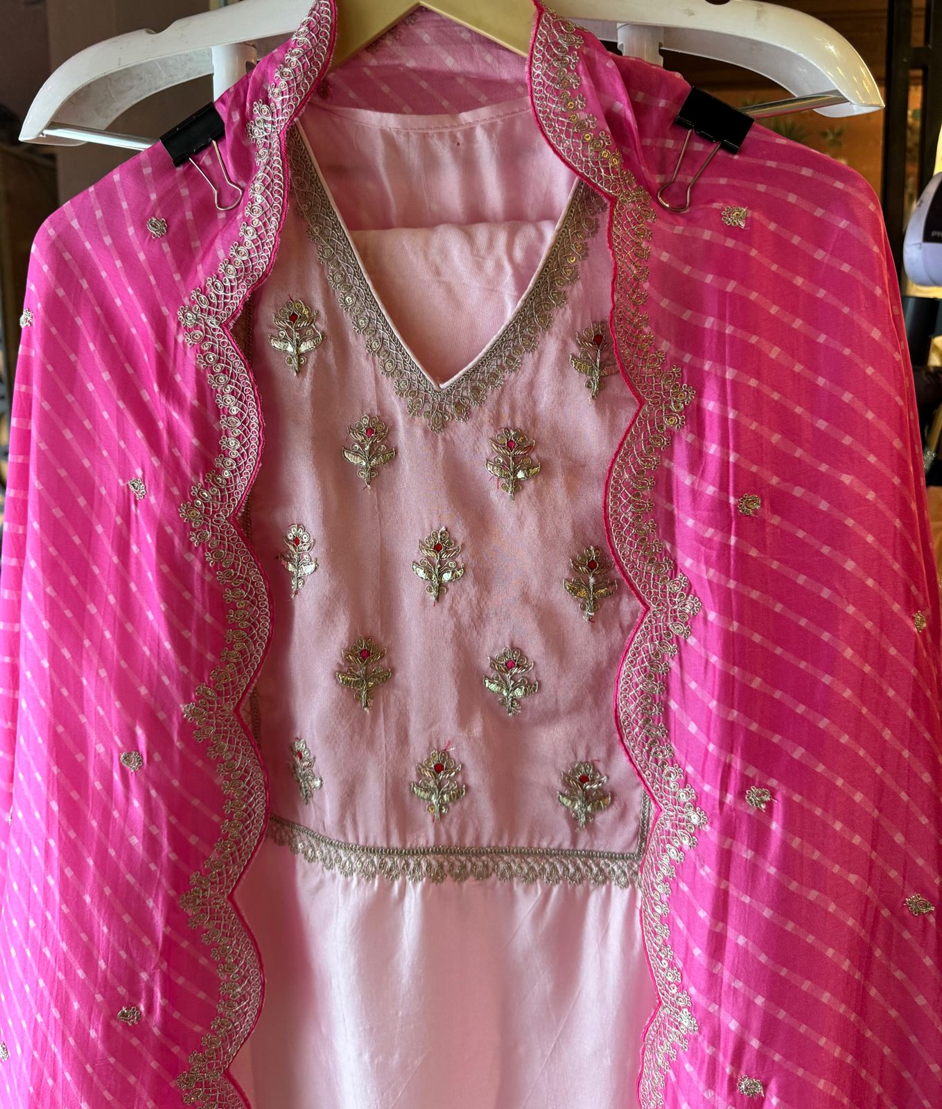 Silk Shirt (Powder pink in colour)