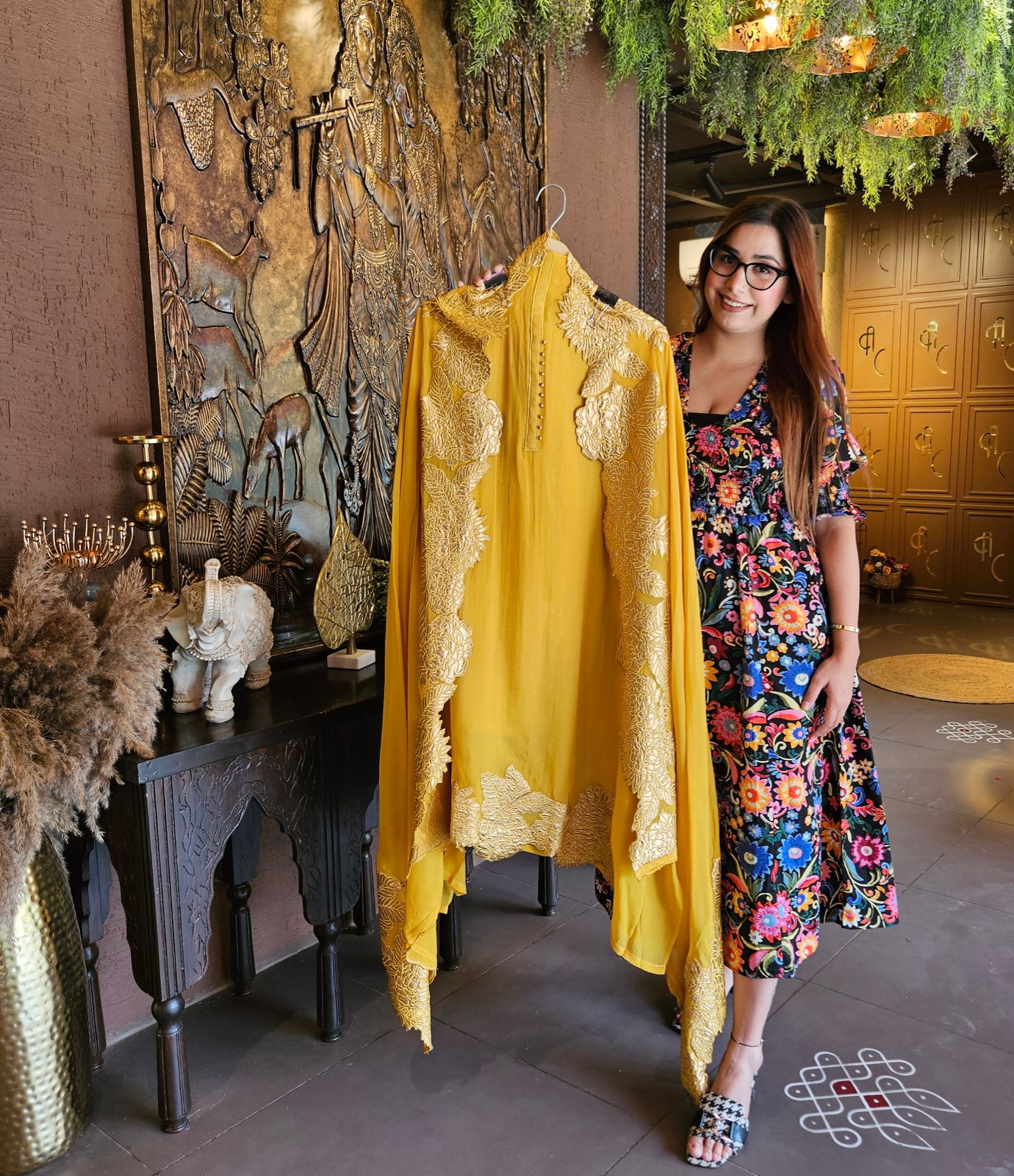 Soft organza Unstitched Shirt with Potli button detailings on the neck Patti , the shirt is full in sleeves