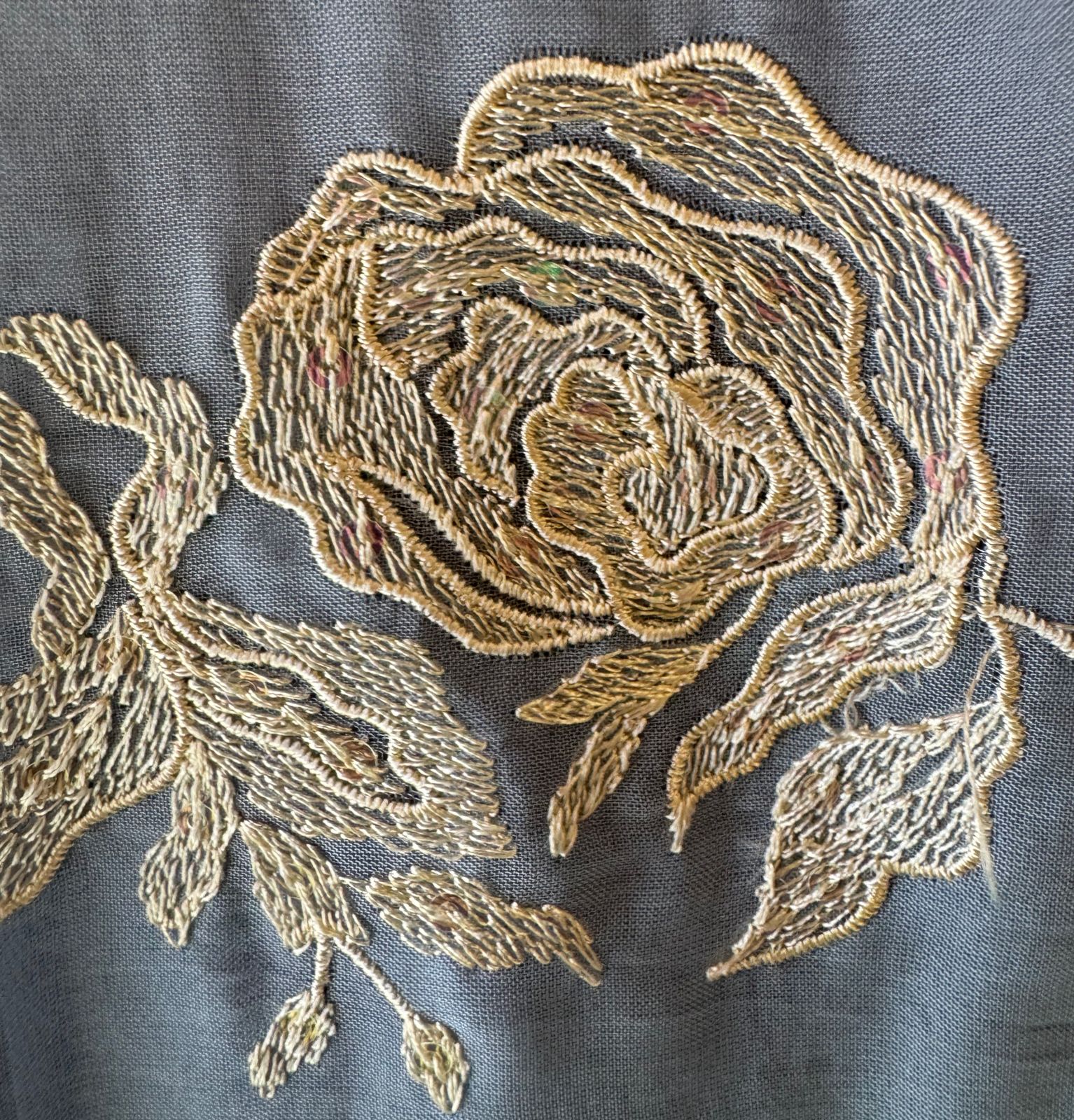 Soft organza Unstitched shirt with thread