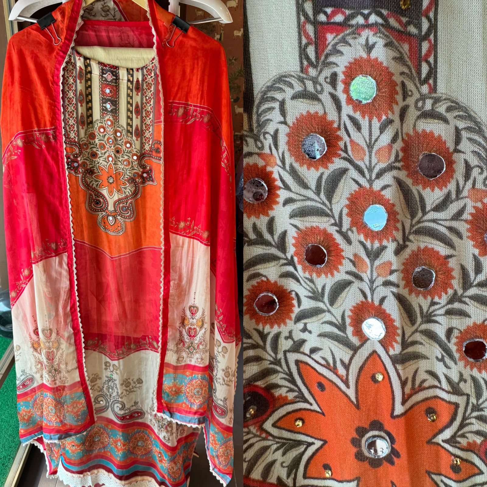 Shop our new Organza Digital printed Pakistani suit