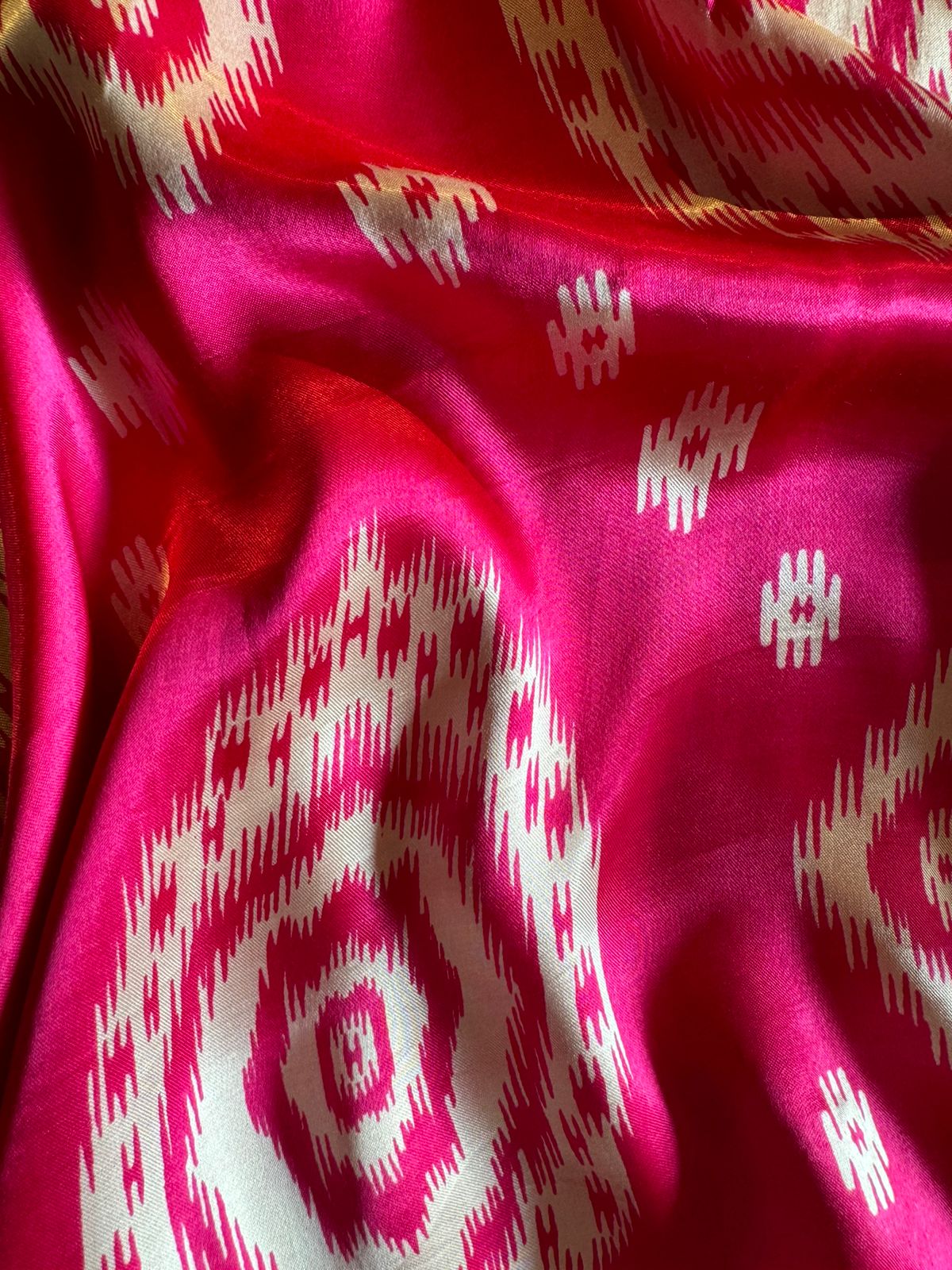 Pure Gajji silk Suits with Ikkat print