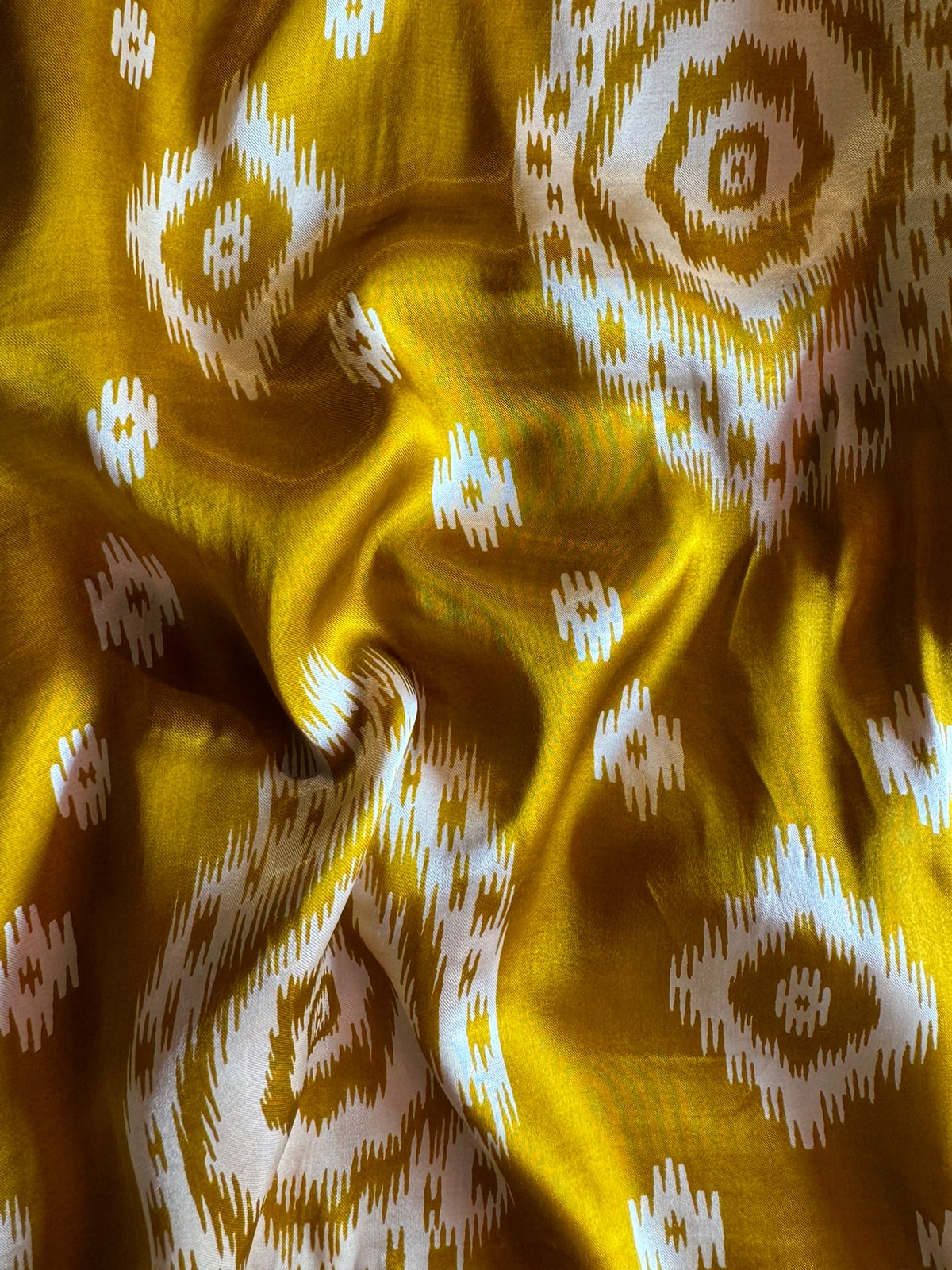 Pure Gajji silk Suits with Ikkat print