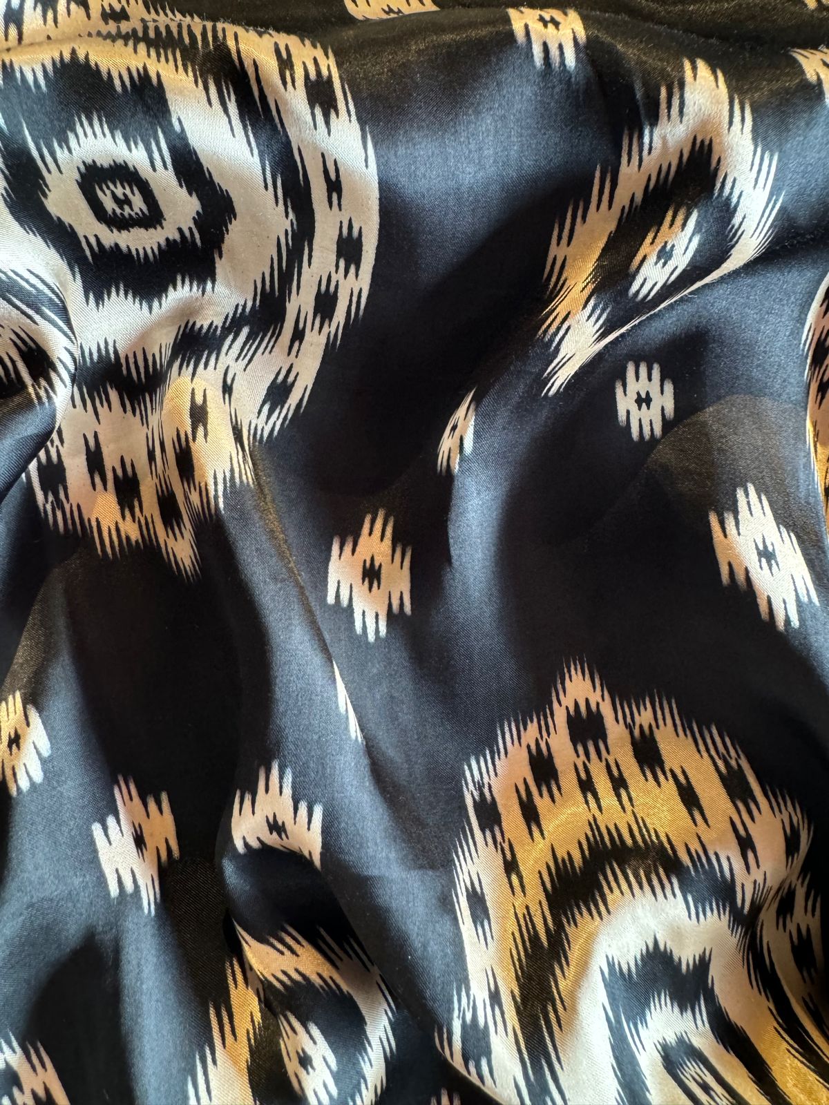 Pure Gajji silk Suits with Ikkat print