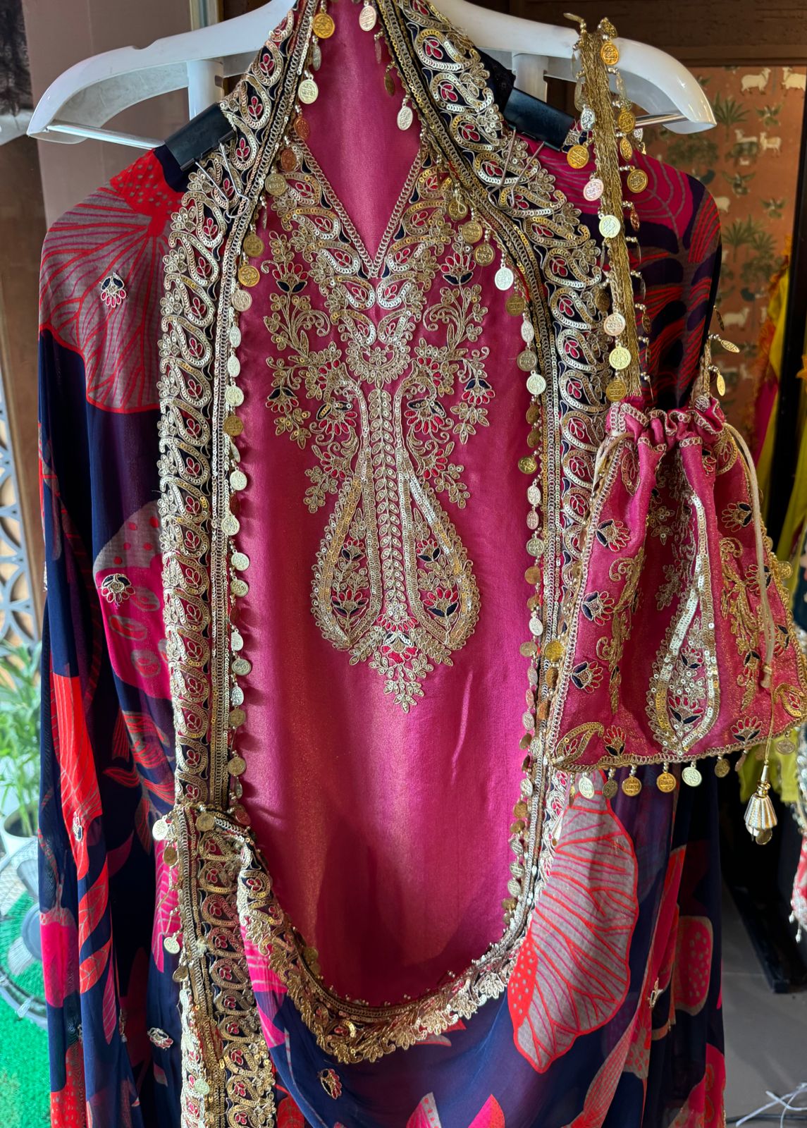 Shop our new Partywear collection this time with digital printed dupatta’s.