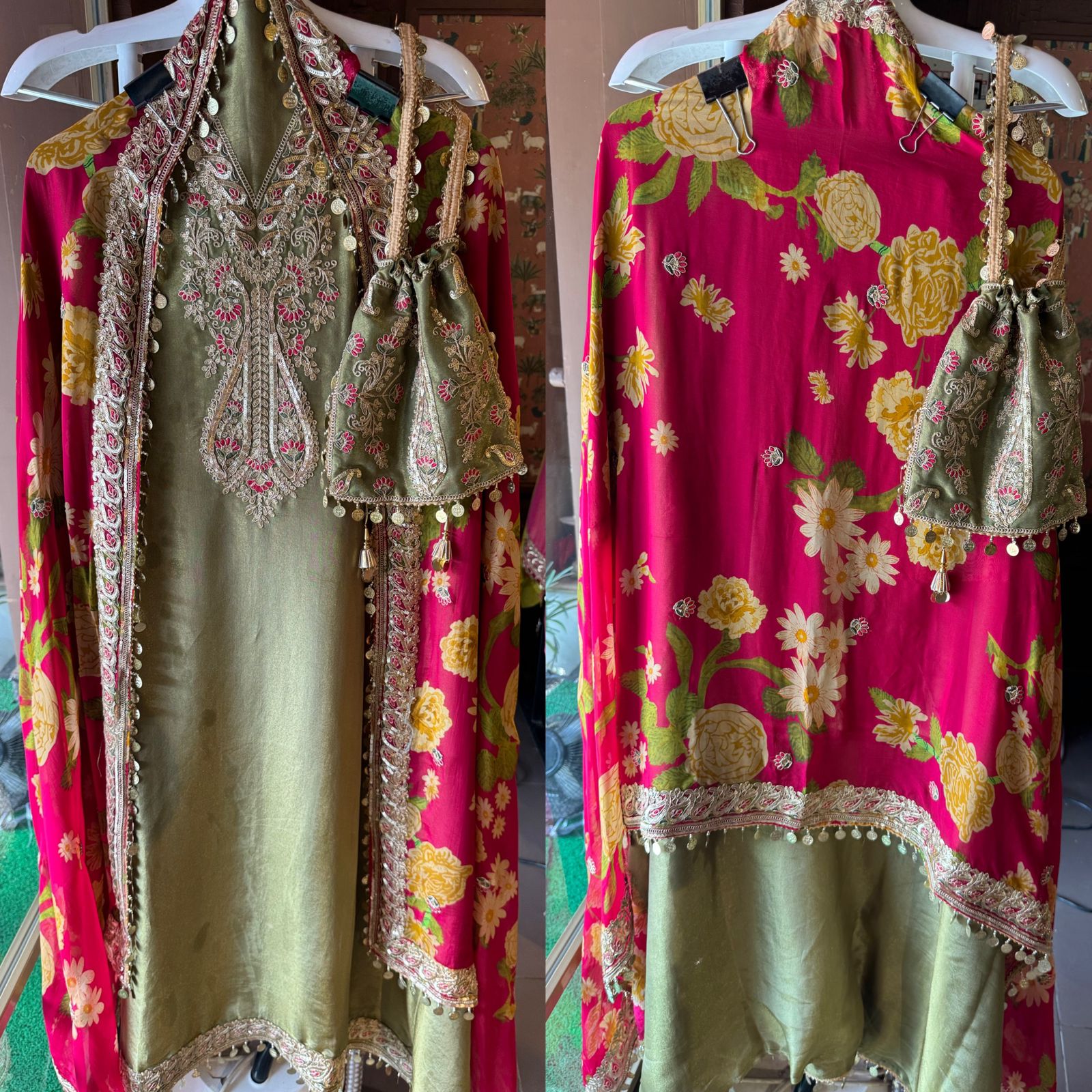 Shop our new Partywear collection this time with digital printed dupatta’s.
