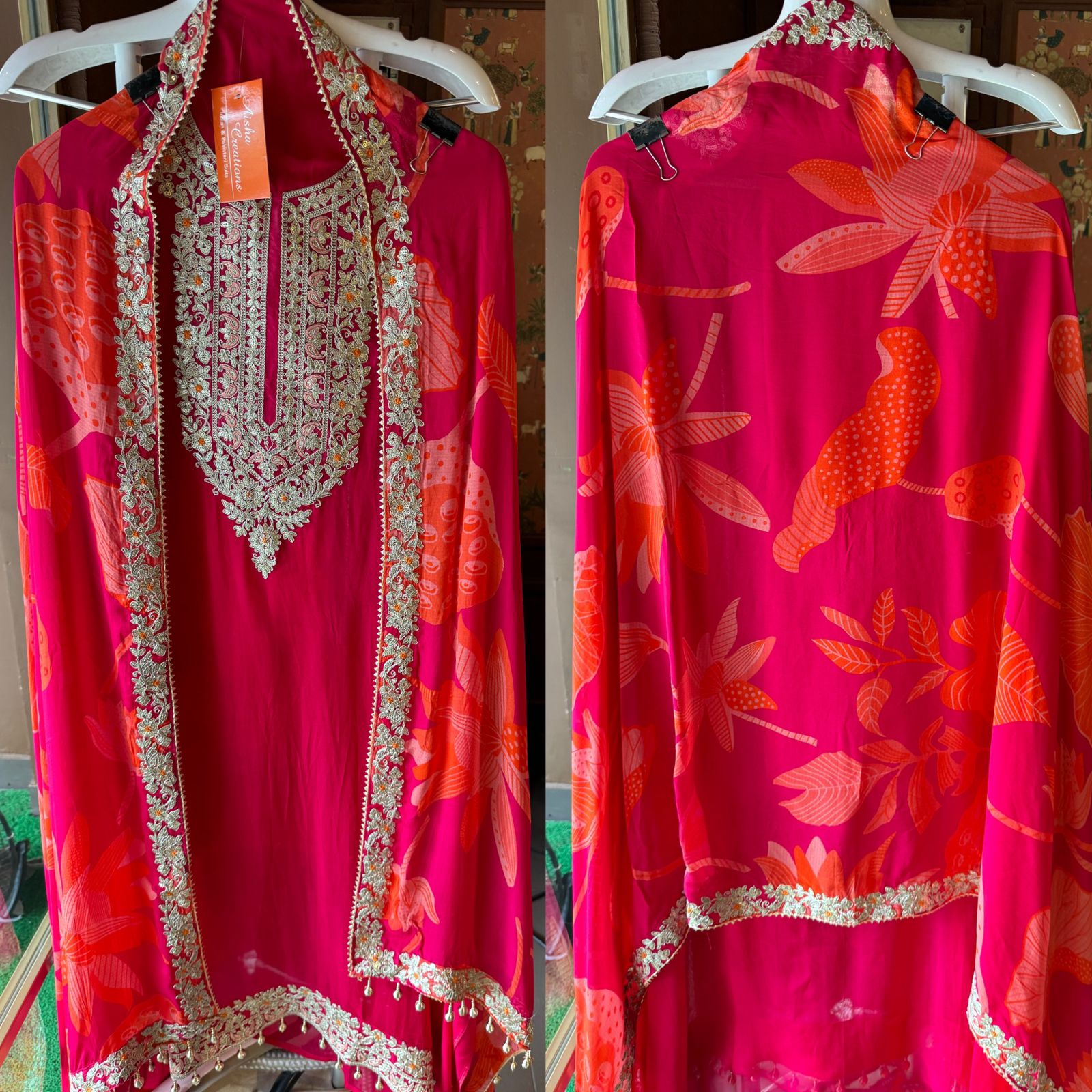 Shop our new Partywear collection this time with digital printed dupatta’s.