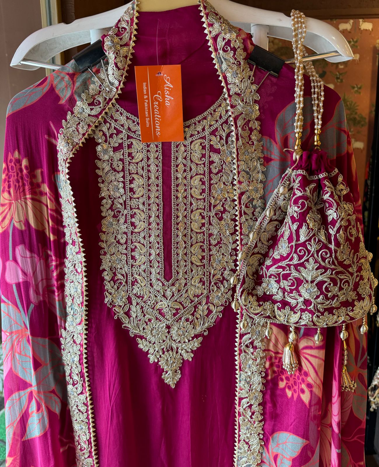 Shop our new Partywear collection this time with digital printed dupatta’s.