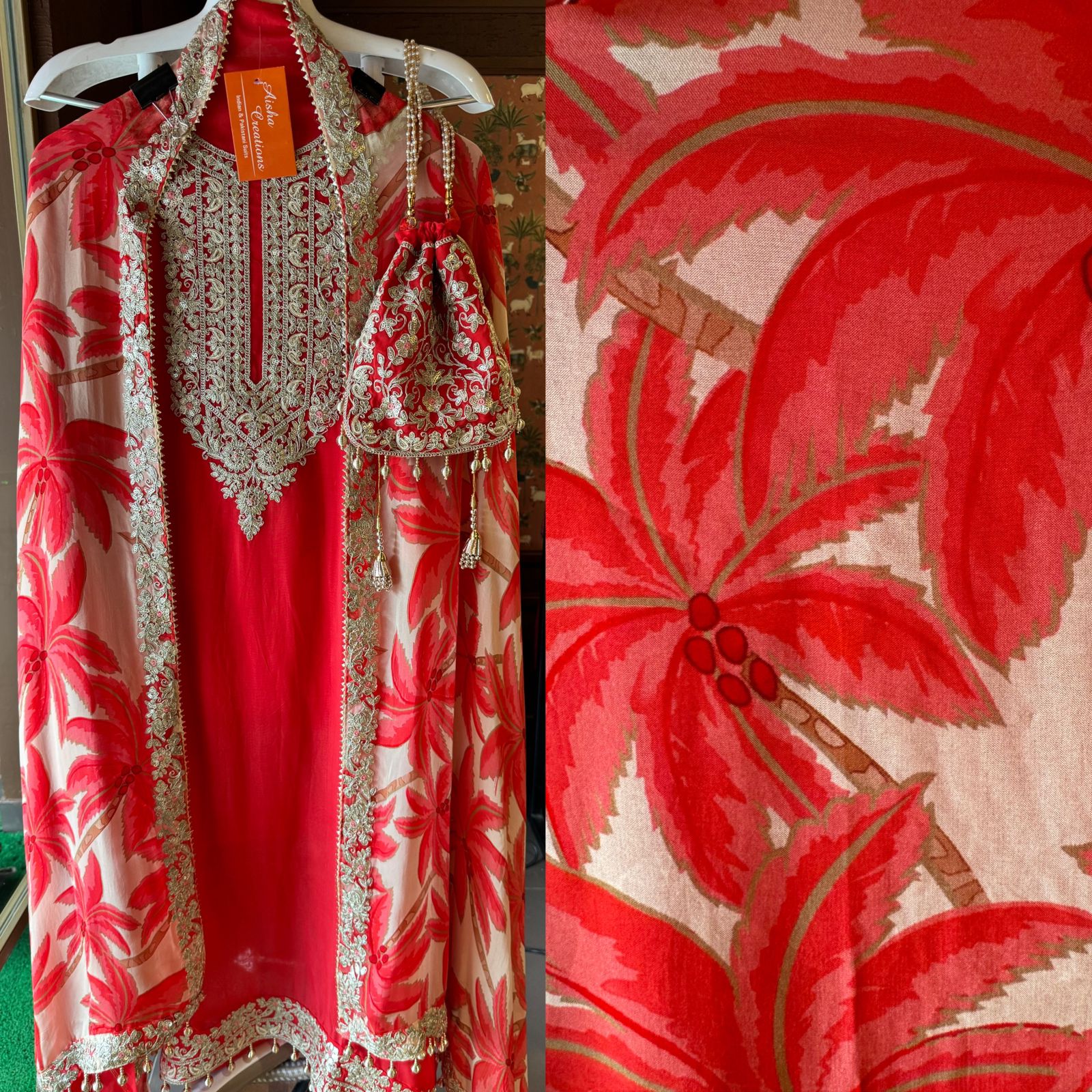 Shop our new Partywear collection this time with digital printed dupatta’s.