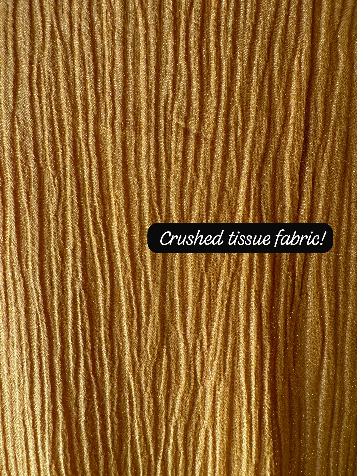 Shop Our New launch of CRUSHED TISSUE