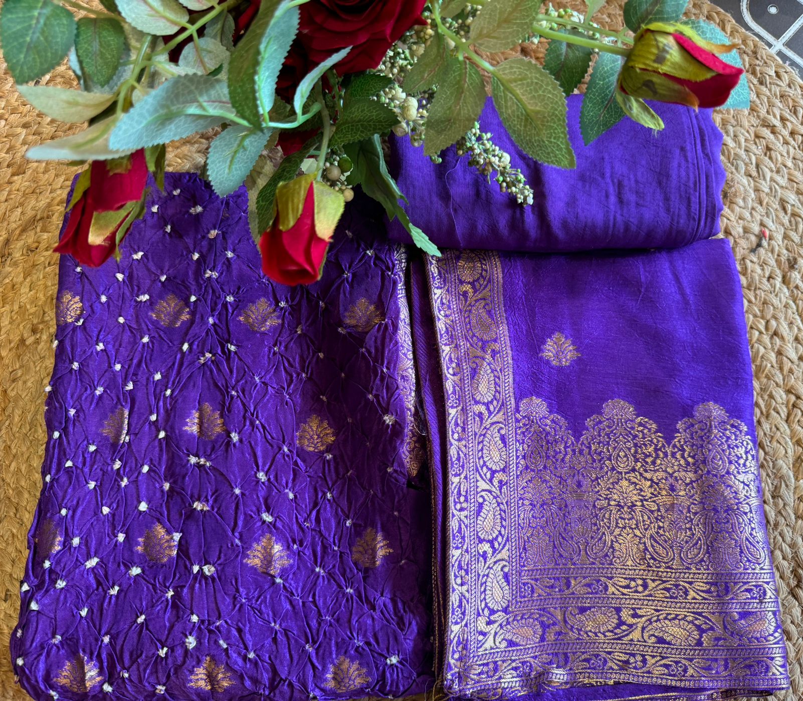 Crushed bandej Unstitched Kurta