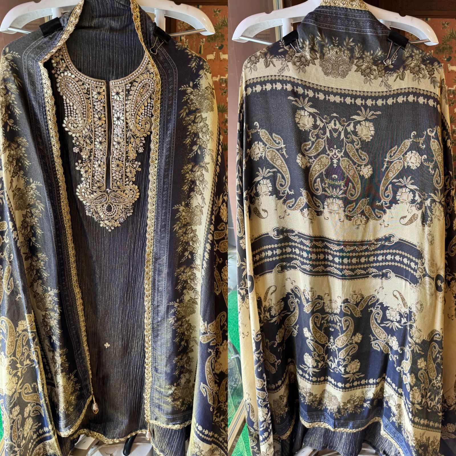 Pure crushed Shimmer tissue (Unstitched)