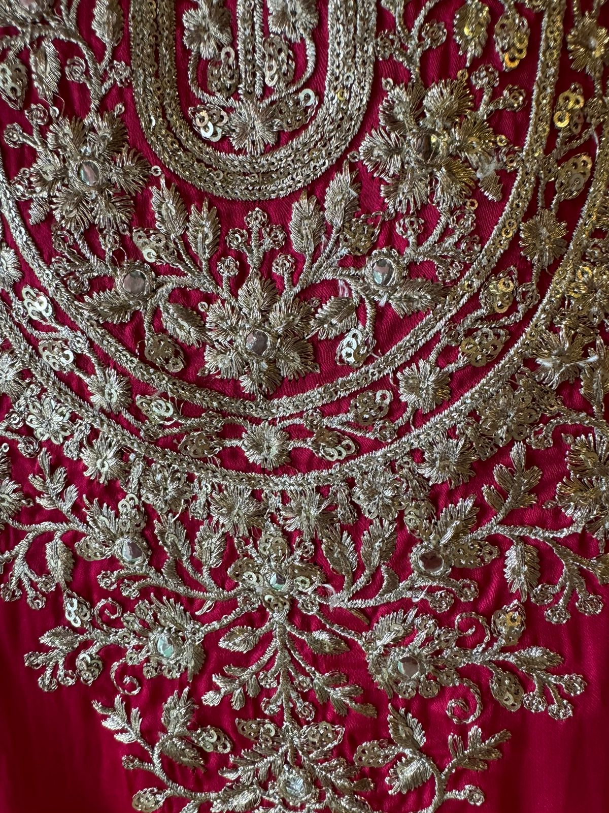 Pure satin silk unstitched shirt