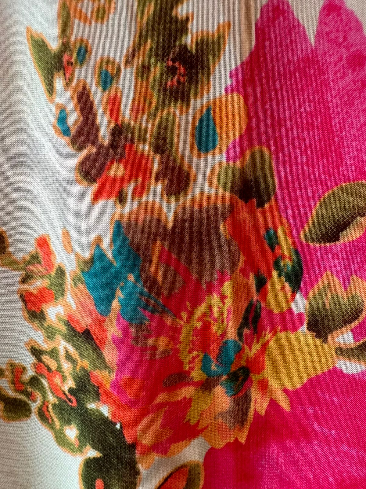 Pure satin silk unstitched shirt