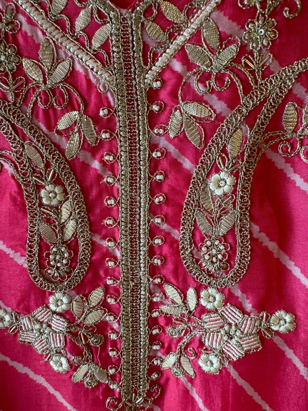 Pure Muslin silk Unstitched bandej printed