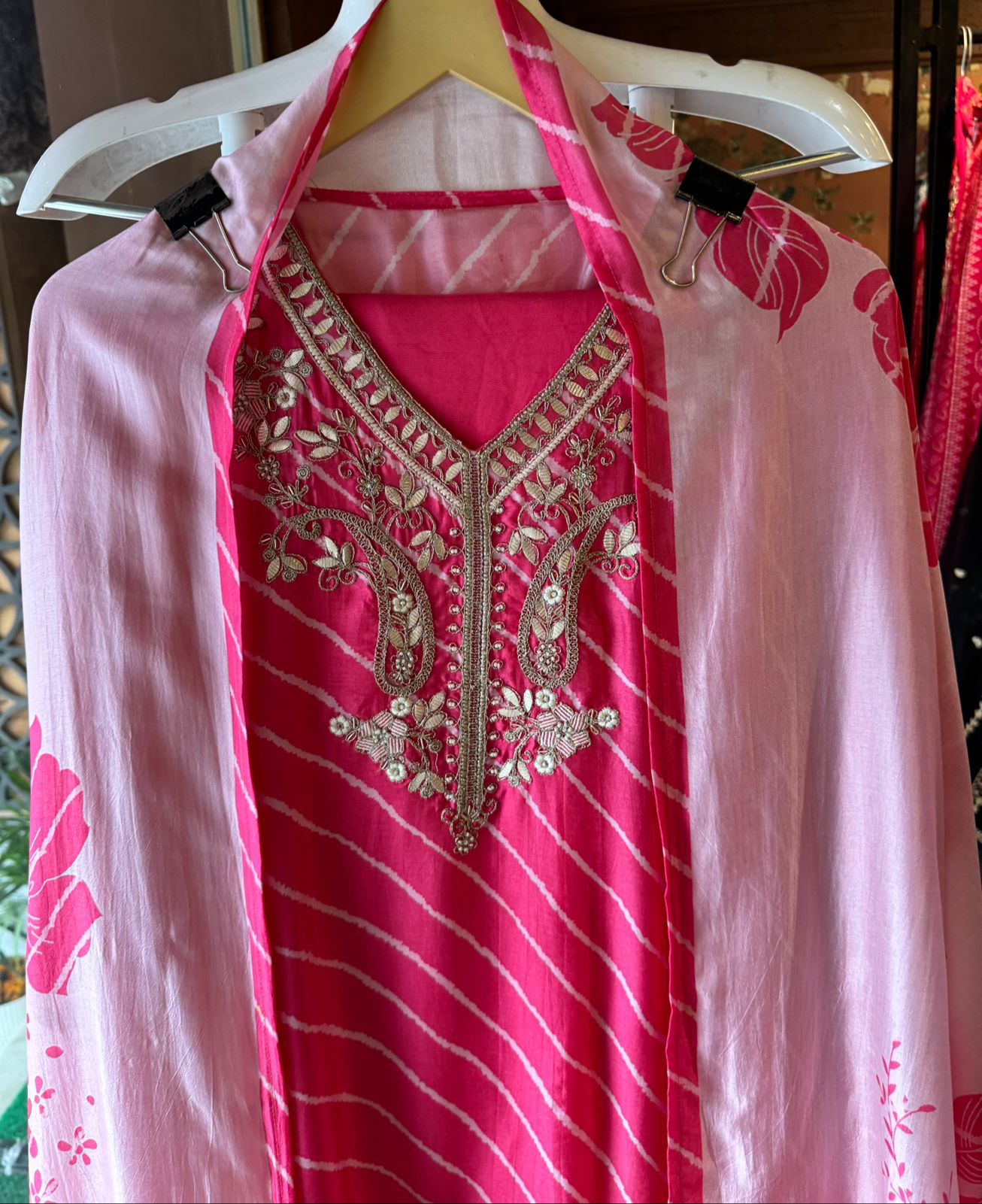 Pure Muslin silk Unstitched bandej printed