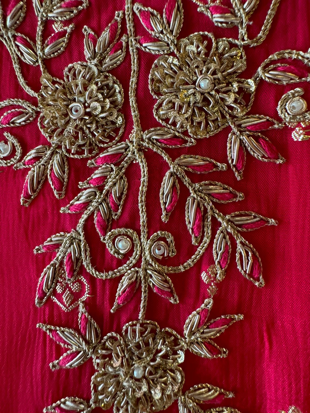 Pure chinon Suit unstitched shirt