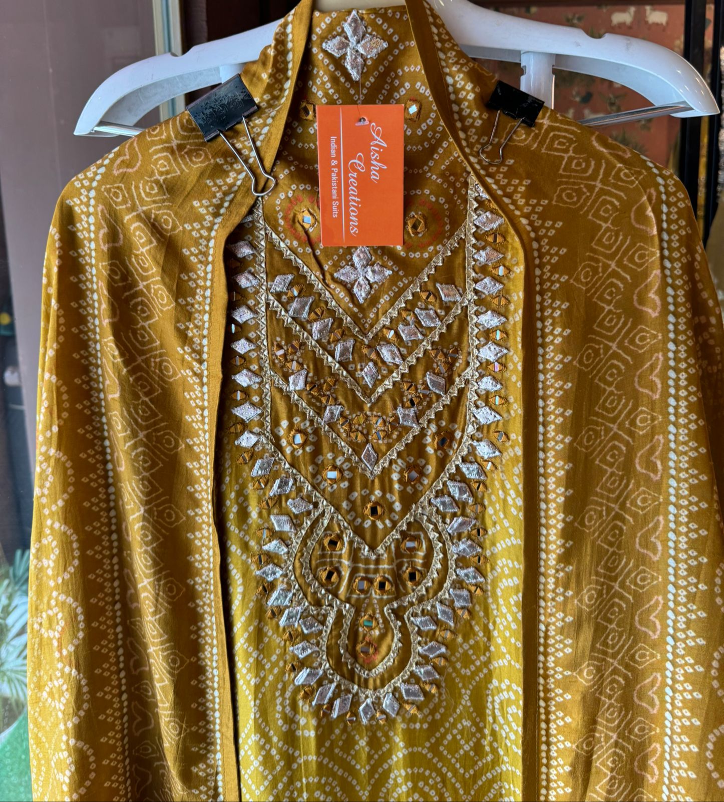 Pure Russian Silk bandhani printed Shirt
