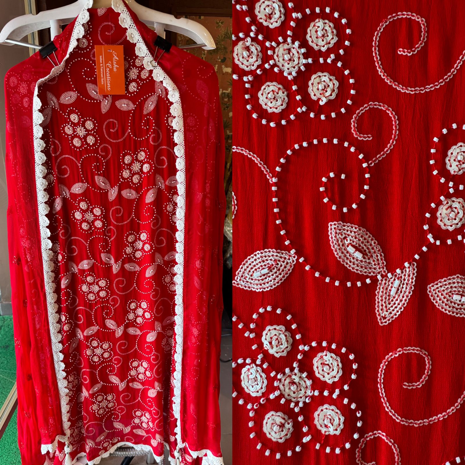 Pure Georgette Unstitched Kurta